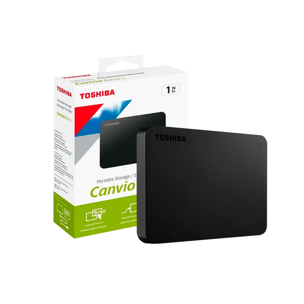 Disco Duro Externo Toshiba 1TB Canvio Basics