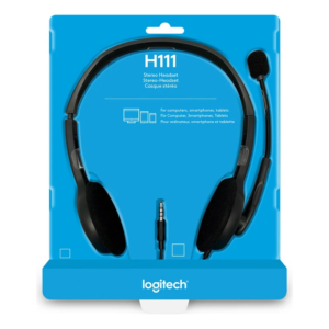 Diadema Logitech H111 Stereo Silver