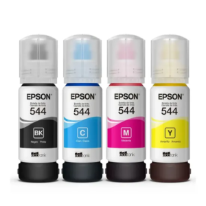 Botella de Tinta Epson EcoFit T544 (Negro, Amarillo, Cian, Magenta)