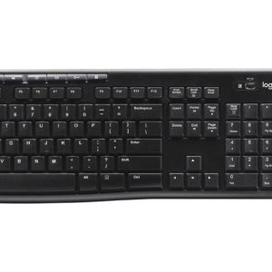 Combo Mouse + Teclado Logitech MK270 Inalámbrico Negro